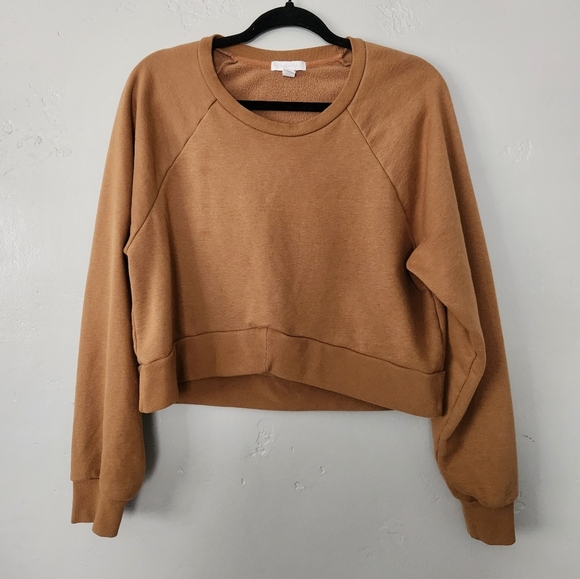 Beyond Yoga Uplift Cropped Crewneck Sweatshirt Medium - Picture 1 of 5